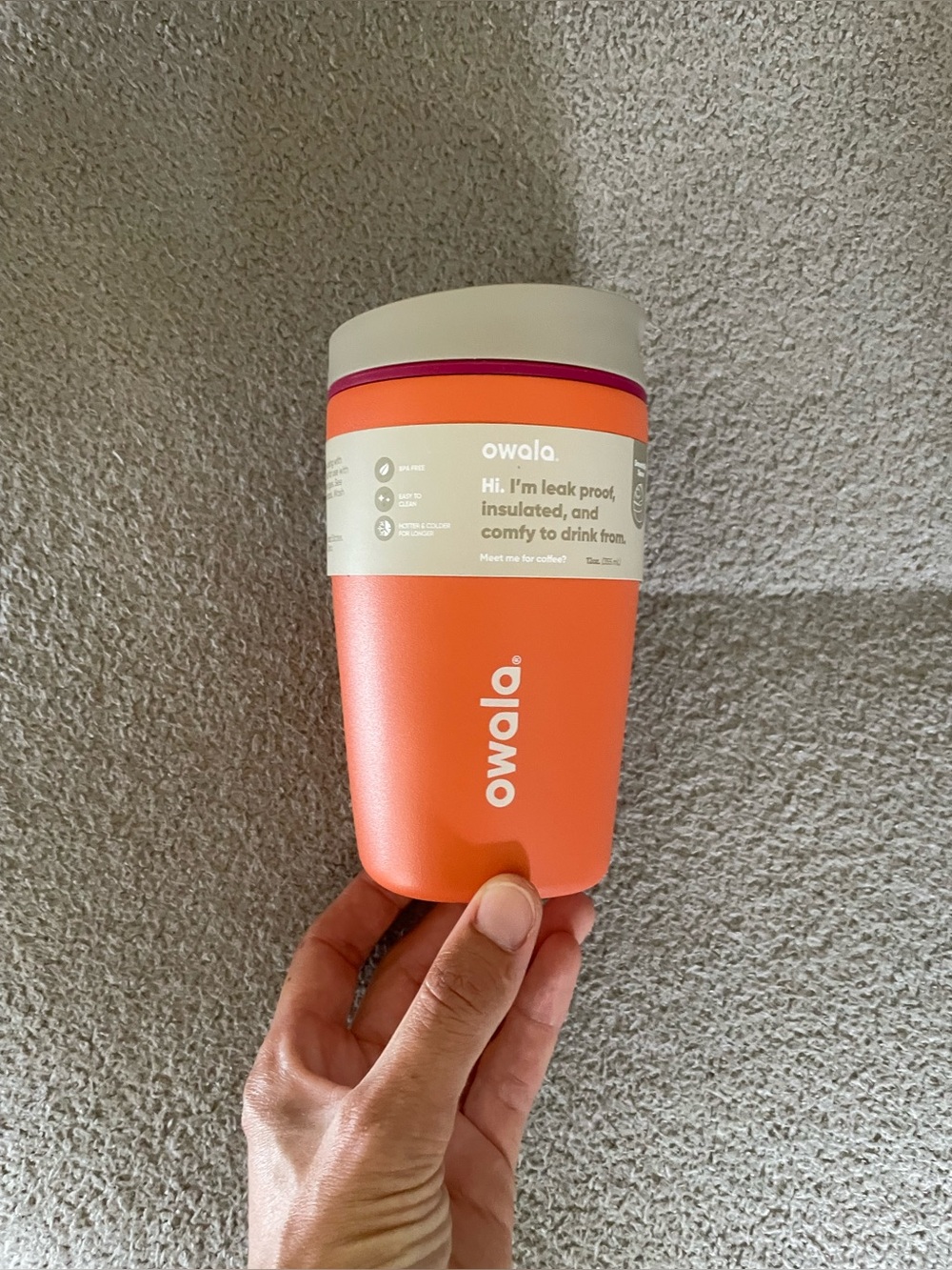 Owala Peach Tumbler